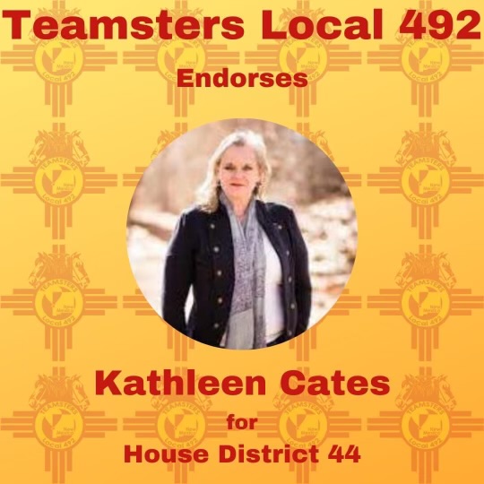 Endorsement by Teamster Local 492